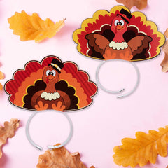 Thanksgiving Turkey Headband (24 Pack)