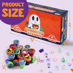 100 Assorted Halloween Stampers
