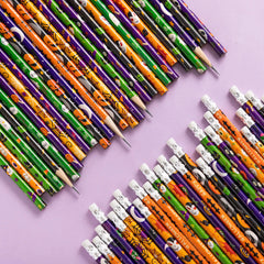 Halloween Pencil & Ruler Set - 96 Pieces
