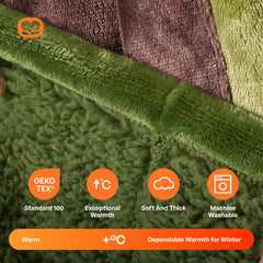 Kids' Sherpa Wearable Blanket - Avocado Shape