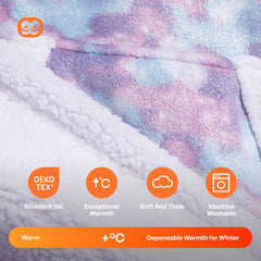 Unicorn Adult Sherpa Wearable Blanket