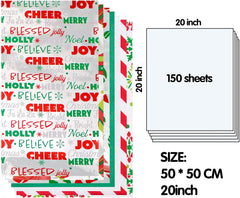 Holographic Christmas Tissue Paper for Gift Wrapping