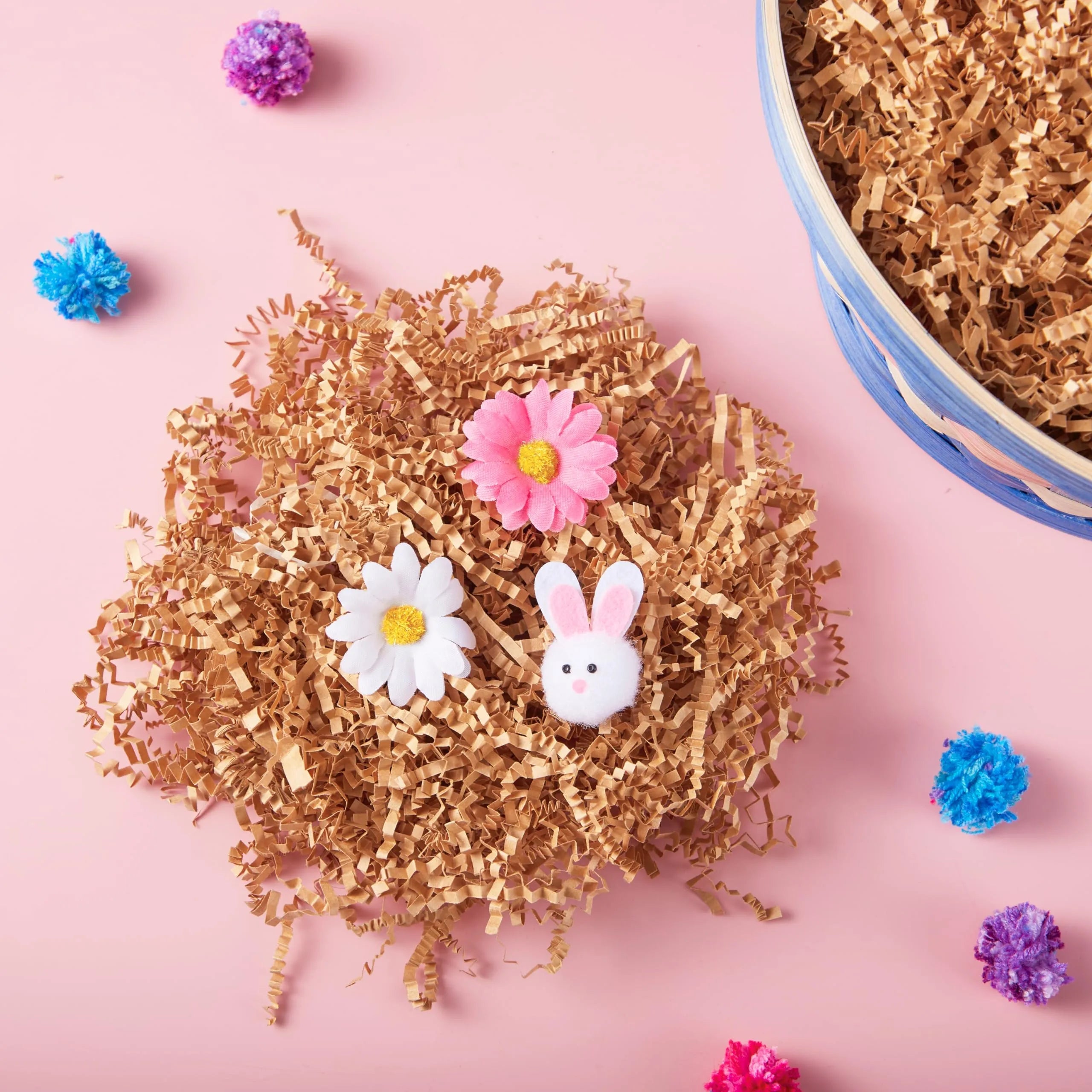 12 oz (340 g) Easter Pure Brown Recyclable Paper Grass