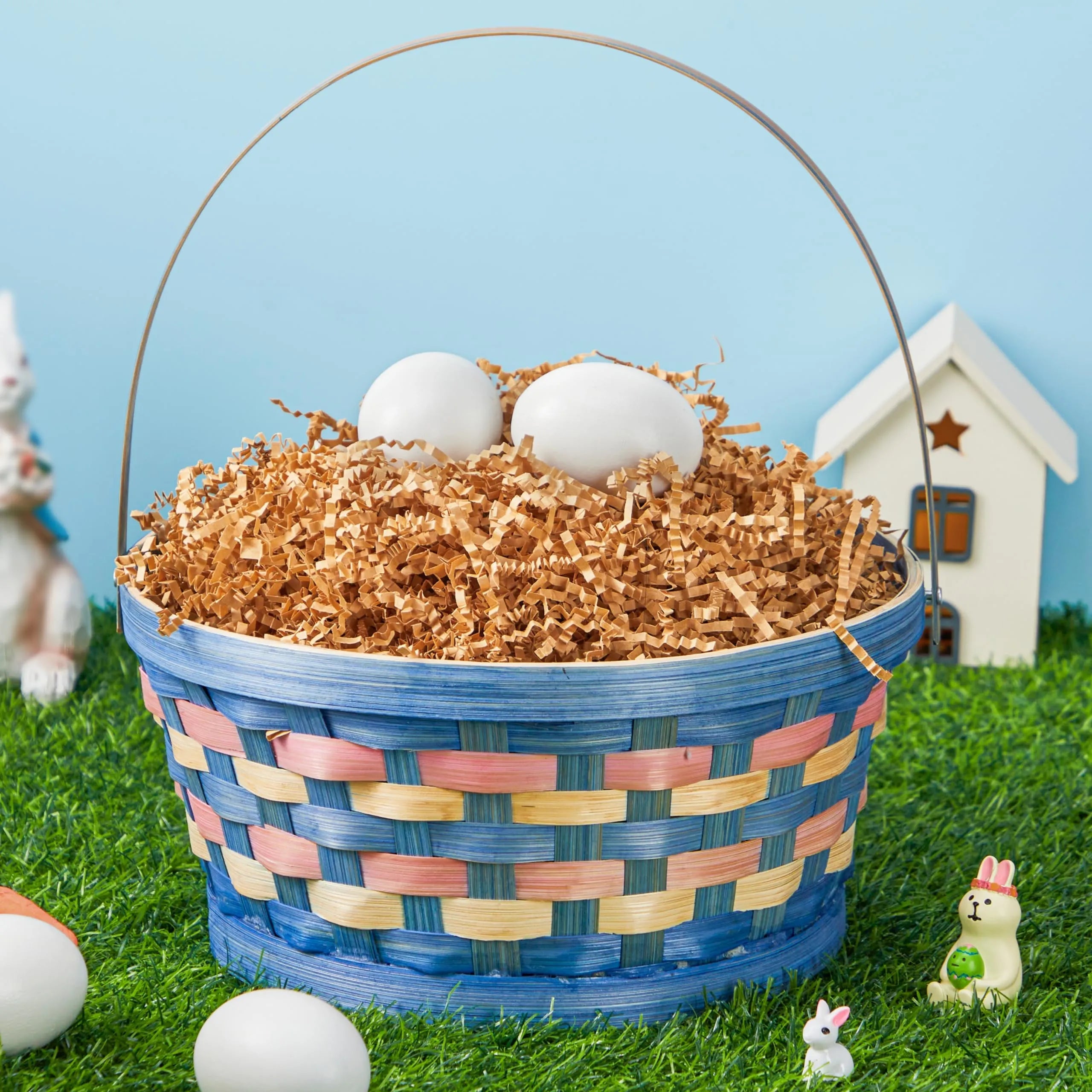 12 oz (340 g) Easter Pure Brown Recyclable Paper Grass