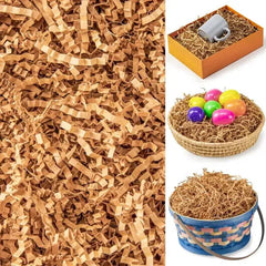 12 oz (340 g) Easter Pure Brown Recyclable Paper Grass