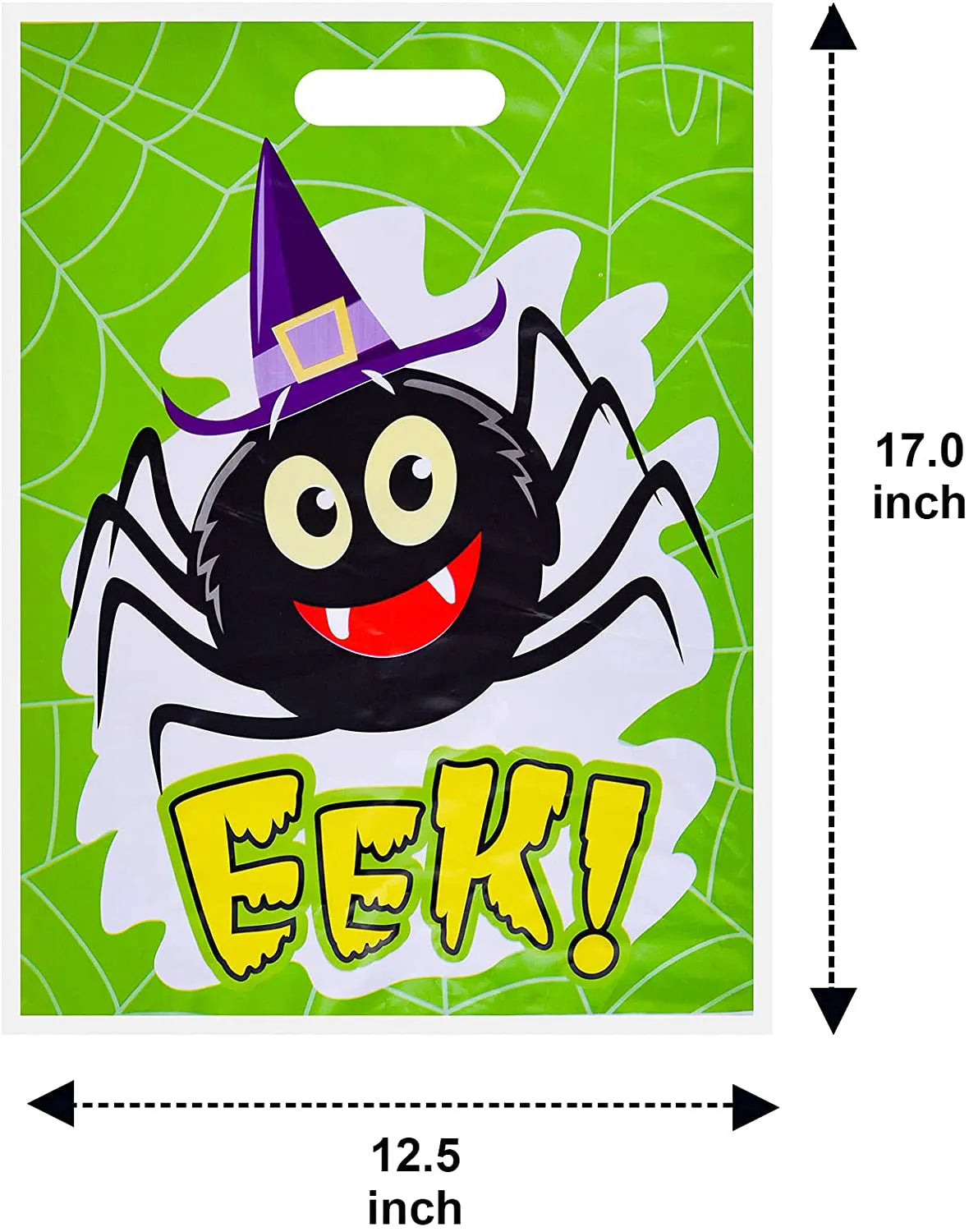 6 Characters Halloween Plastic Goodie Bags, 72 Pcs