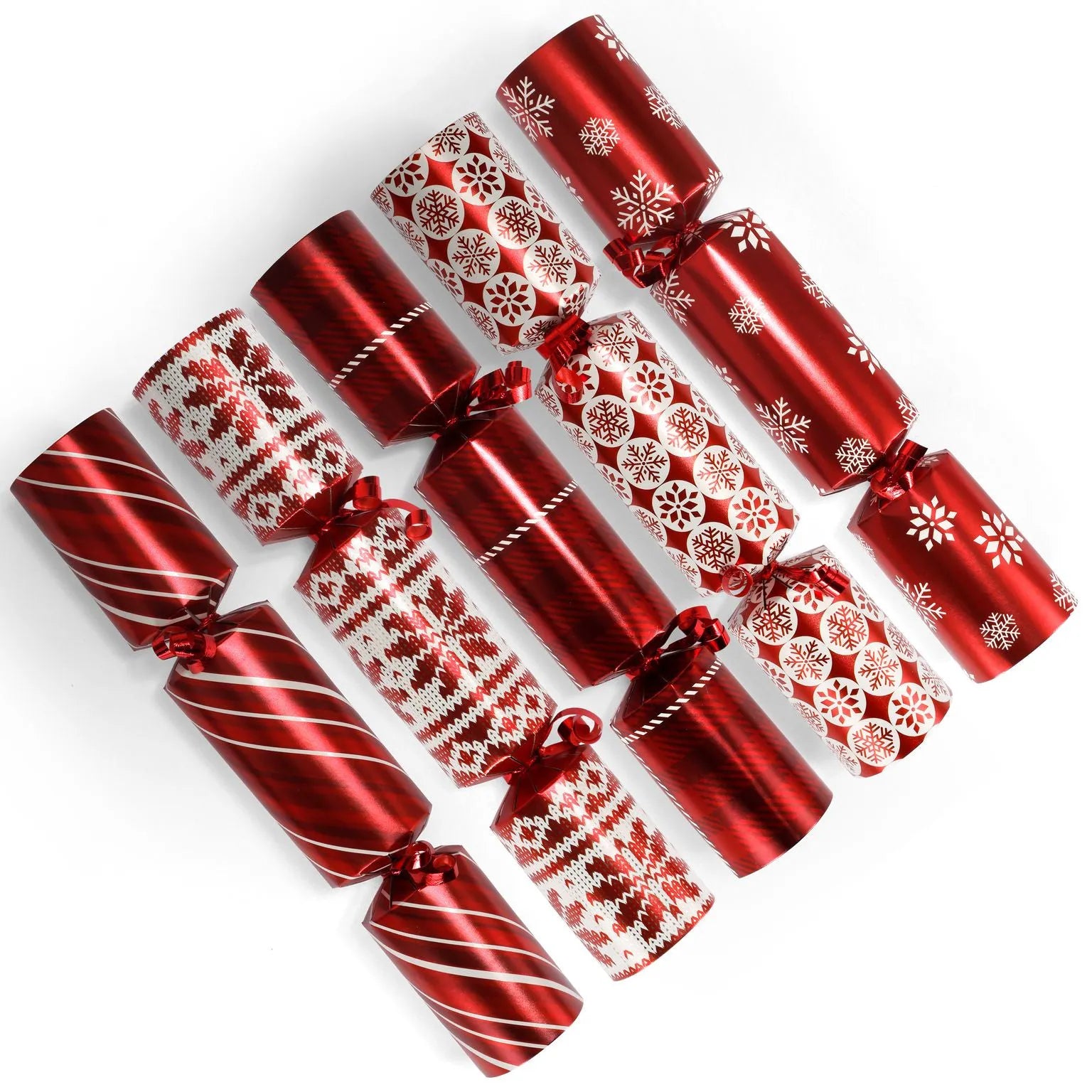 Christmas Party Table Favors (Red Deluxe), 10 Pack