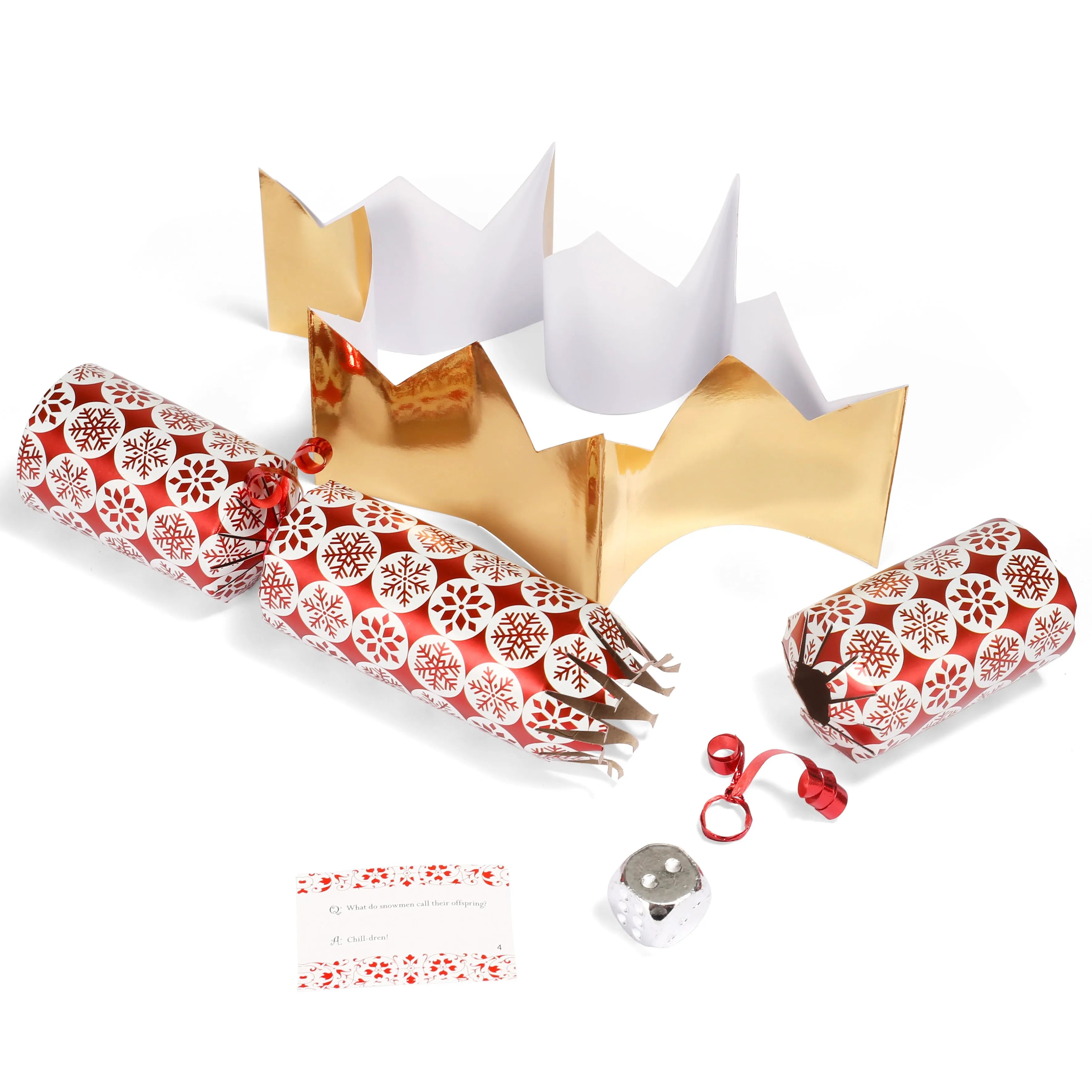 Christmas Party Table Favors (Red Deluxe), 10 Pack