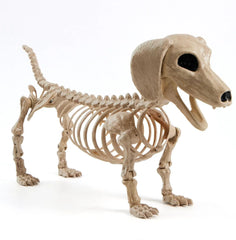 24-Inch Posable Joints Halloween Wiener Dog Skeleton