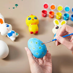 16Pcs Blank Easter Animal Character Squishy Toys
