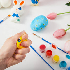 16Pcs Blank Easter Animal Character Squishy Toys