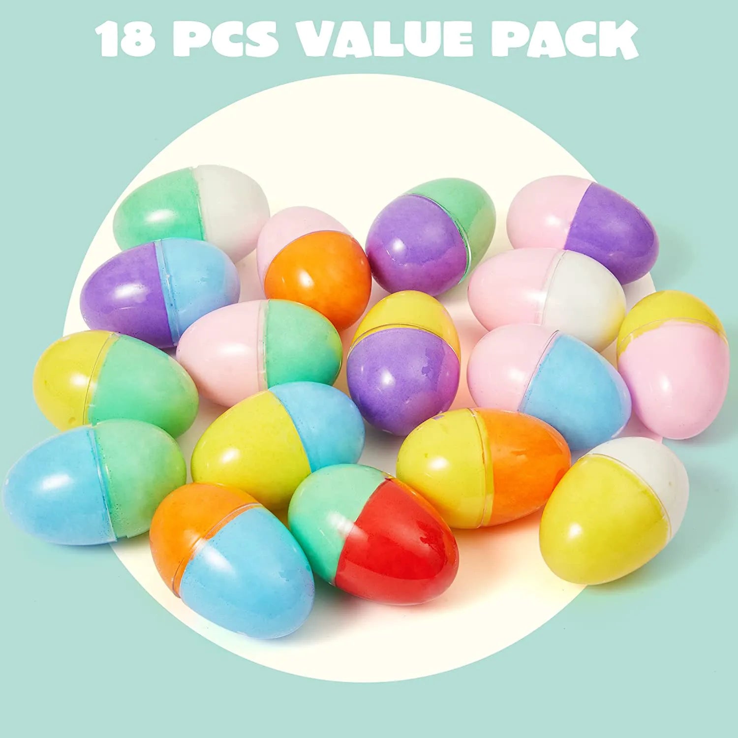 18 Prefilled Easter Eggs with Butter Slime