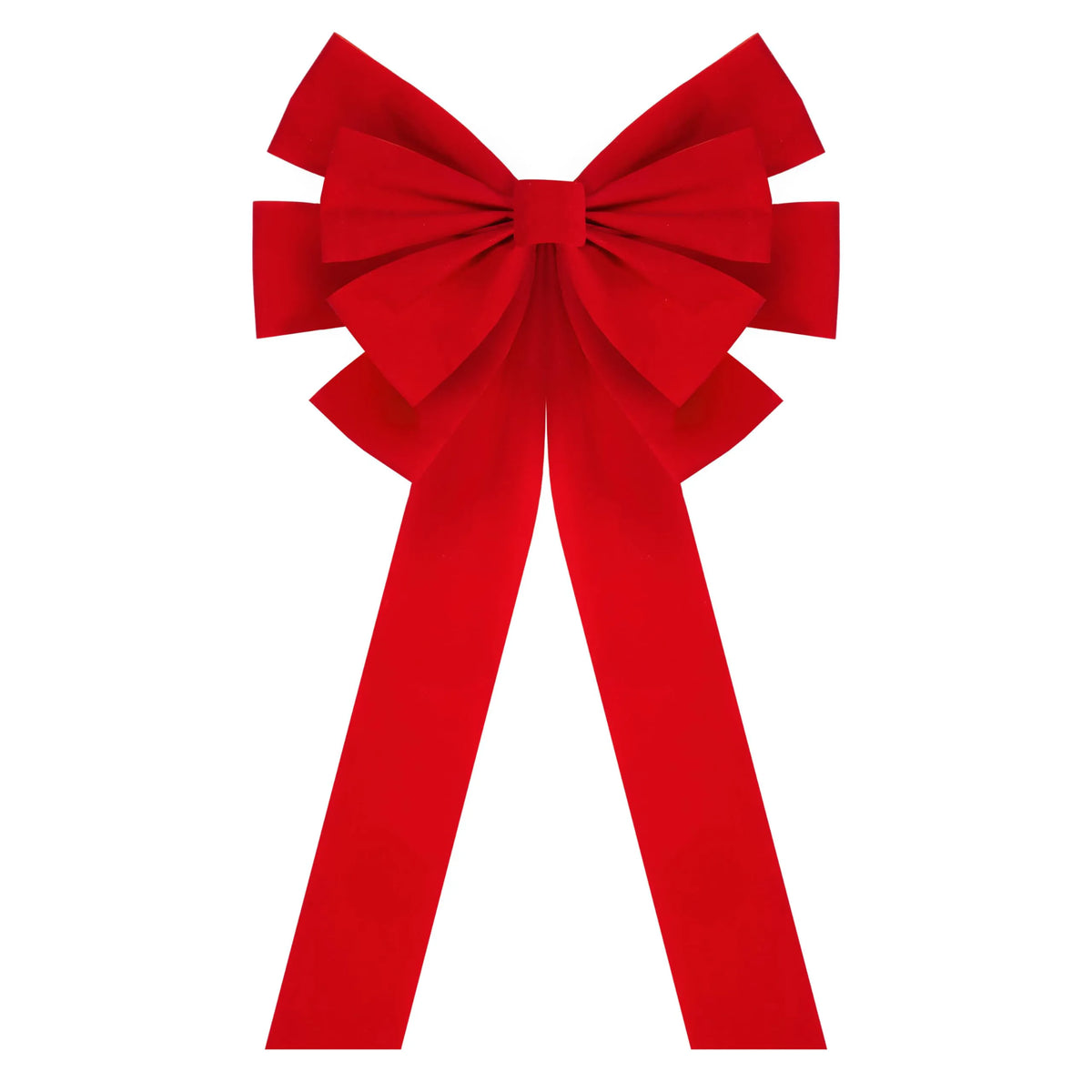 1PCS Extra Large Red Velvet Bow for Christmas 35" x 18"