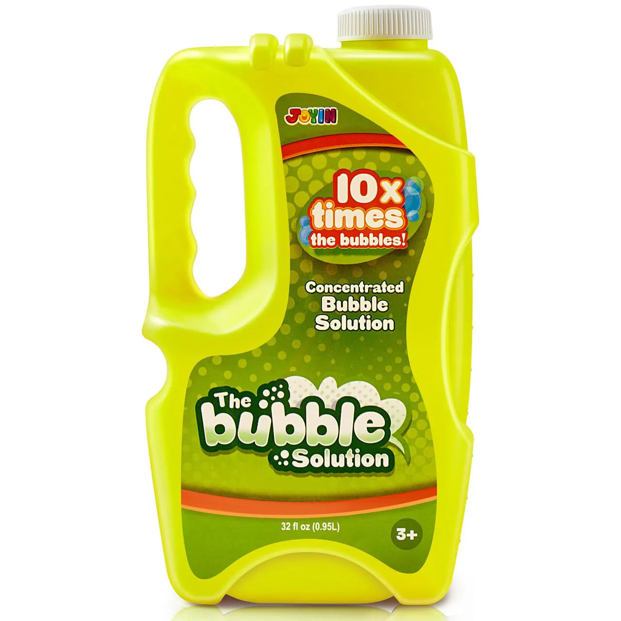 32 oz Bubble Solution Refills (Makes up to 2.5 Gallons) - Big Bubble Solution (Yellow)