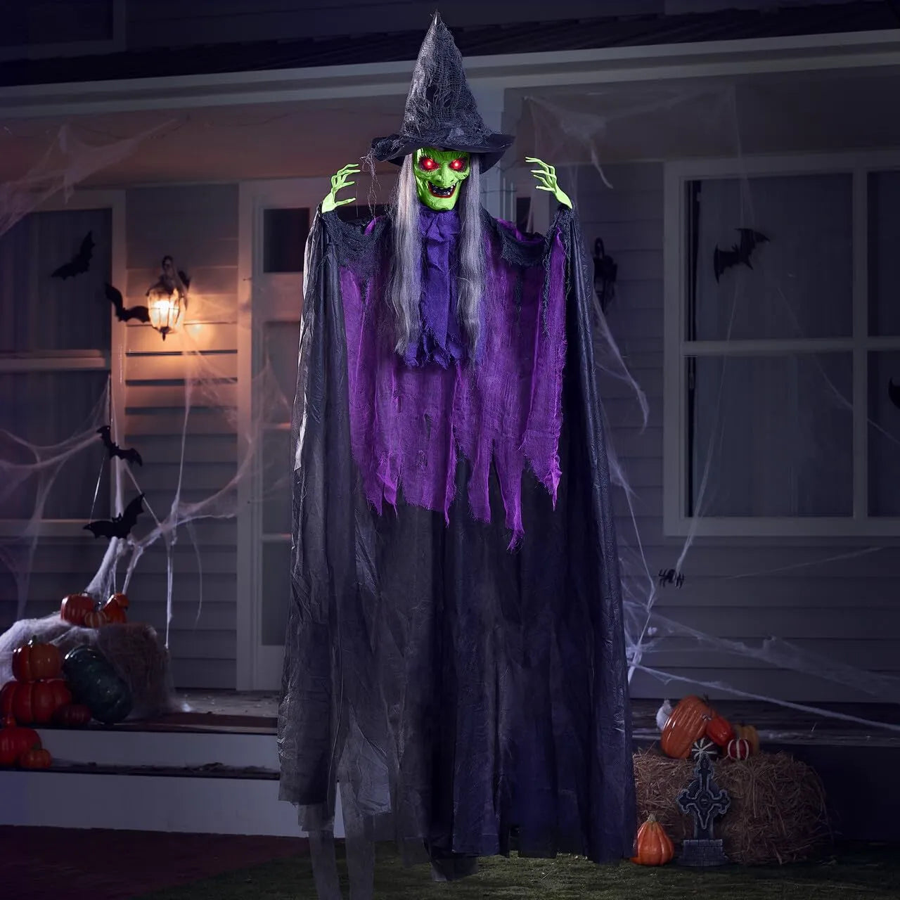 72” Halloween Hanging Witch Decorations Outdoor