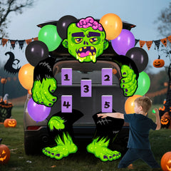 Halloween Trunk or Treat Kit: Zombie Toss Game Theme Decorations