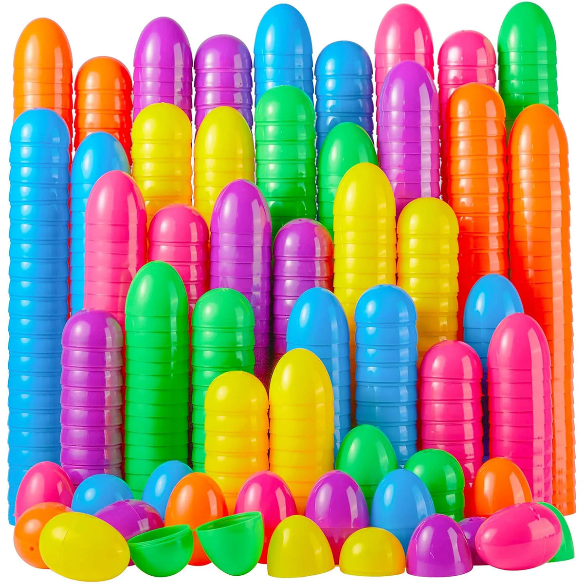 300 PCS 2.3" Eggshell Bulks for Easter Hunt