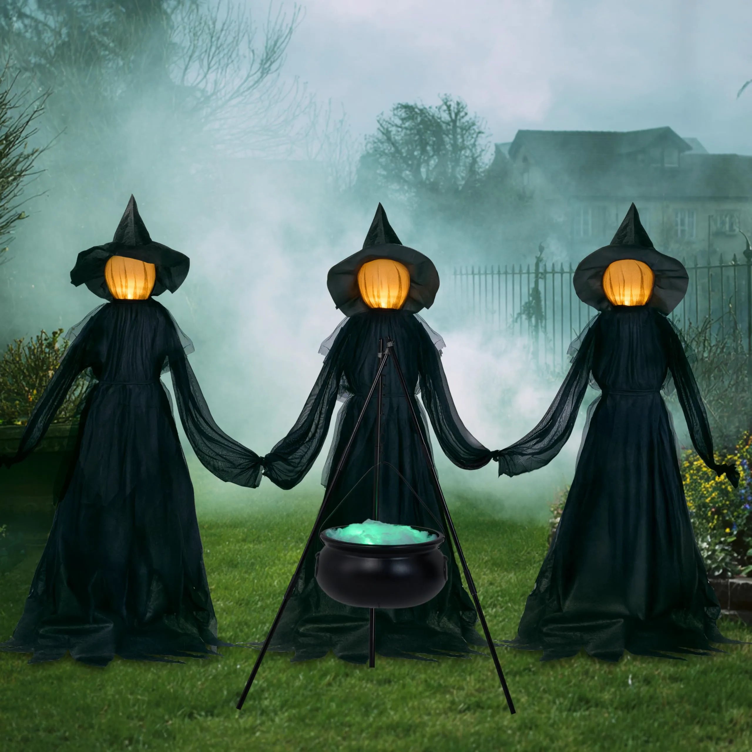 5 FT Halloween Witch Outdoor Decorations