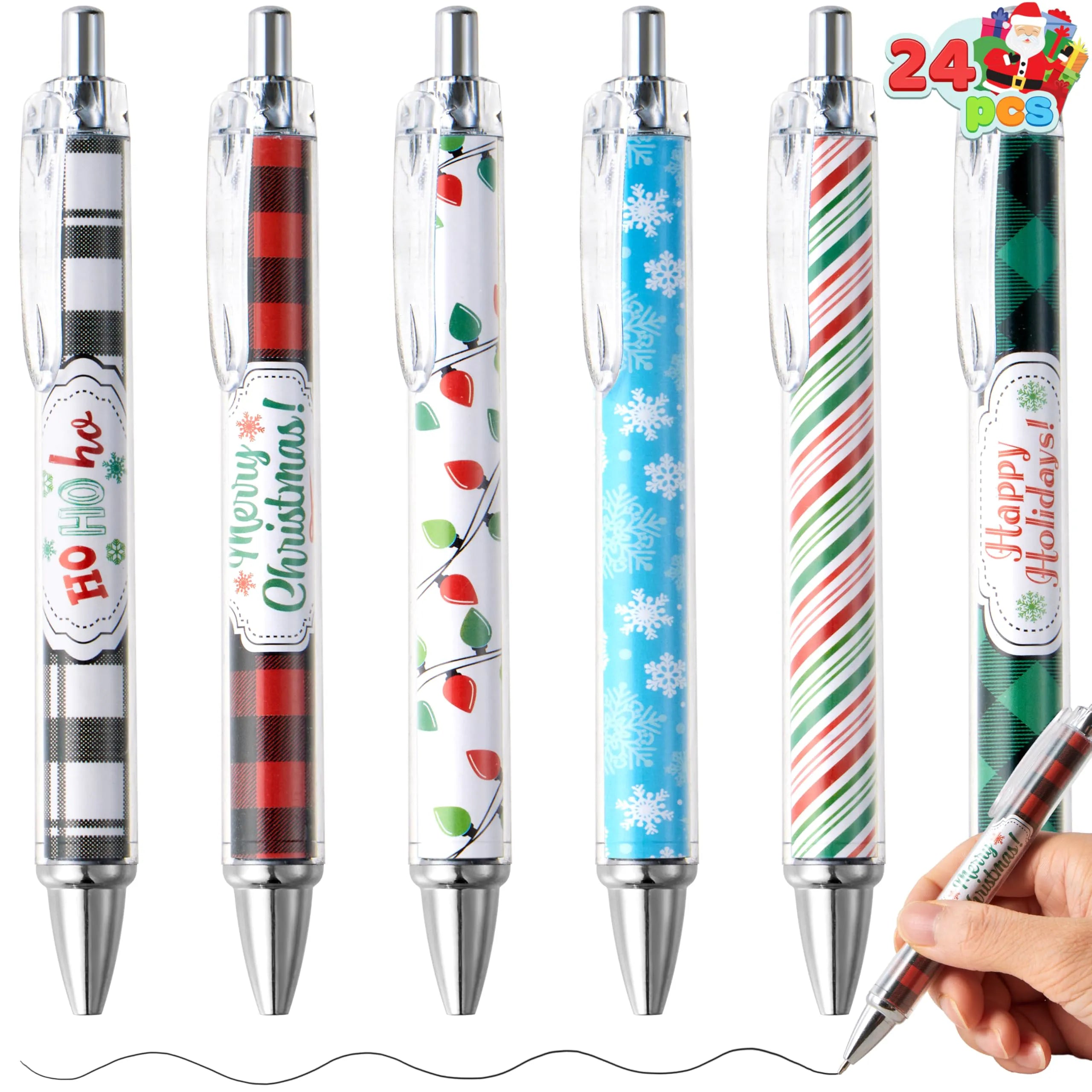 24 Pack Christmas Ballpoint Pens