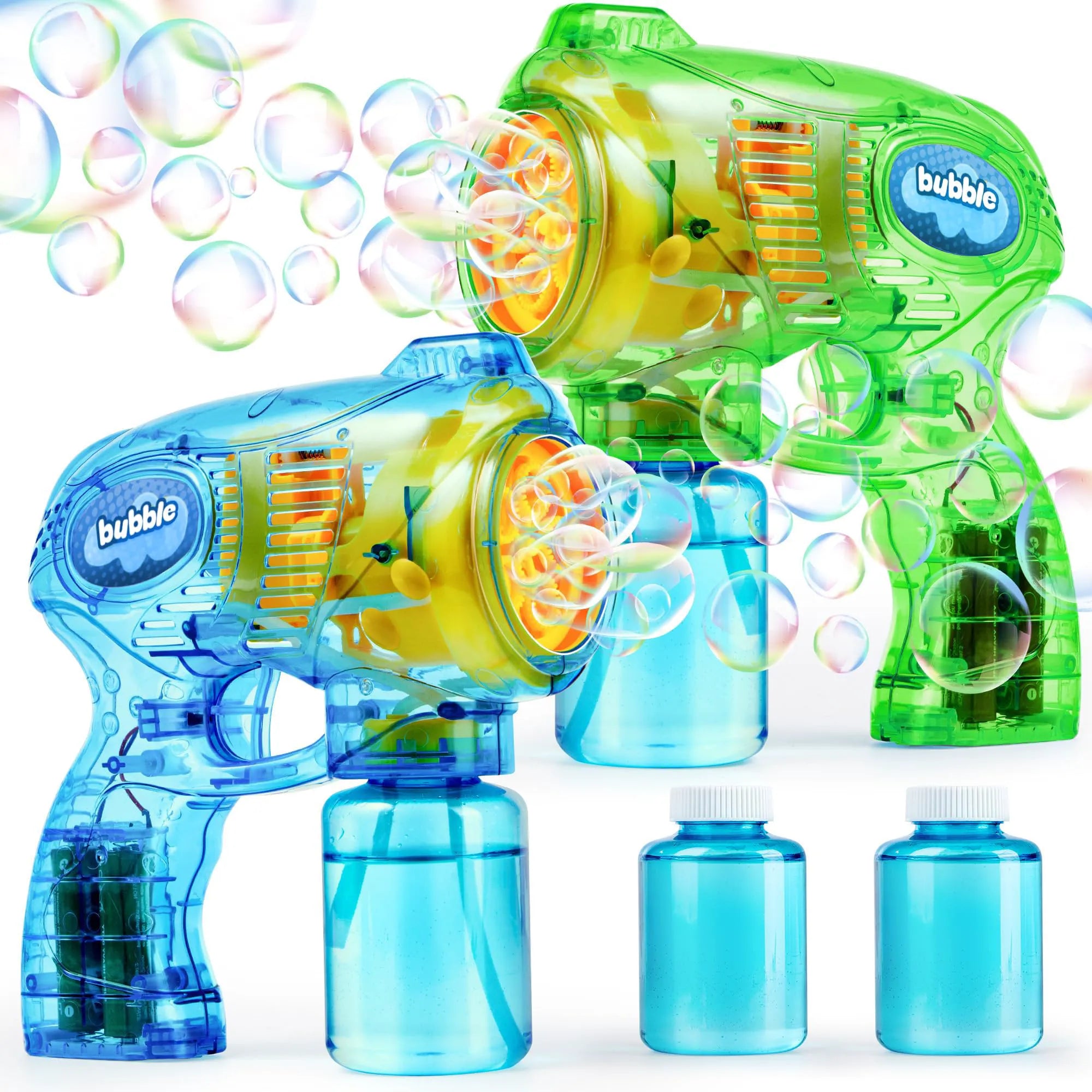 Bubble Guns (2-Pack) - Green & Blue