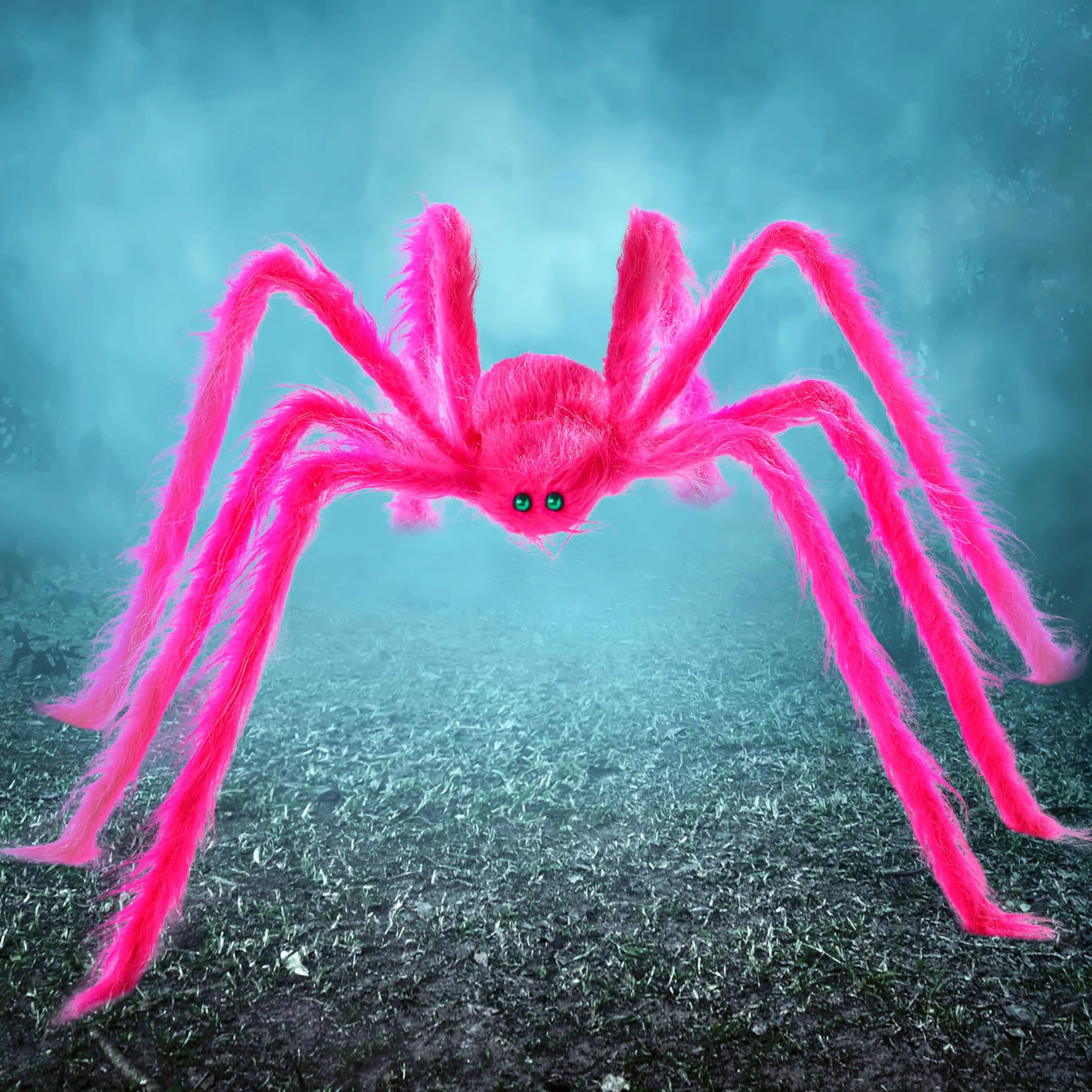 5 Ft Halloween Spider Decorations for Outdoor Use