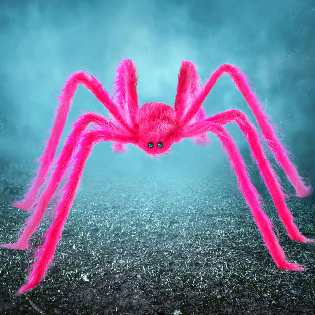 5 Ft Halloween Spider Decorations for Outdoor Use