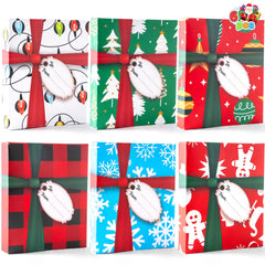 6 Christmas Card Holder Gift Boxes