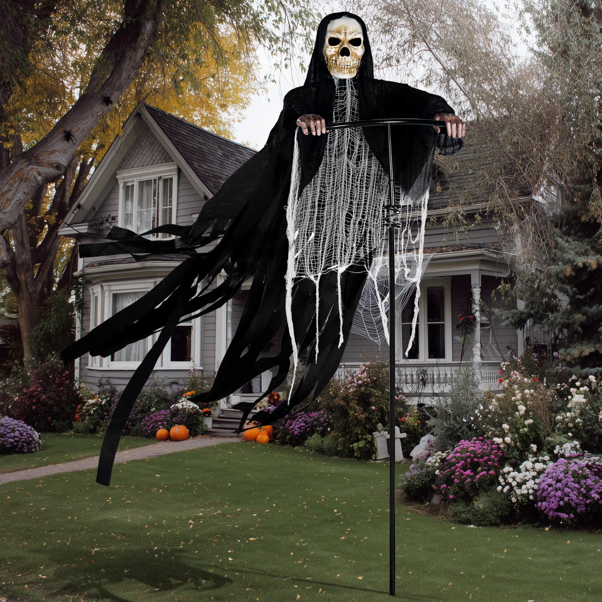 7-Foot Halloween Grim Reaper Decoration
