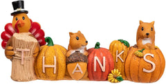 Pumpkin Turkey Figurine