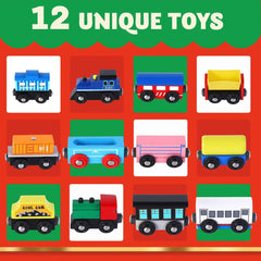 Wooden Train Advent Calendar