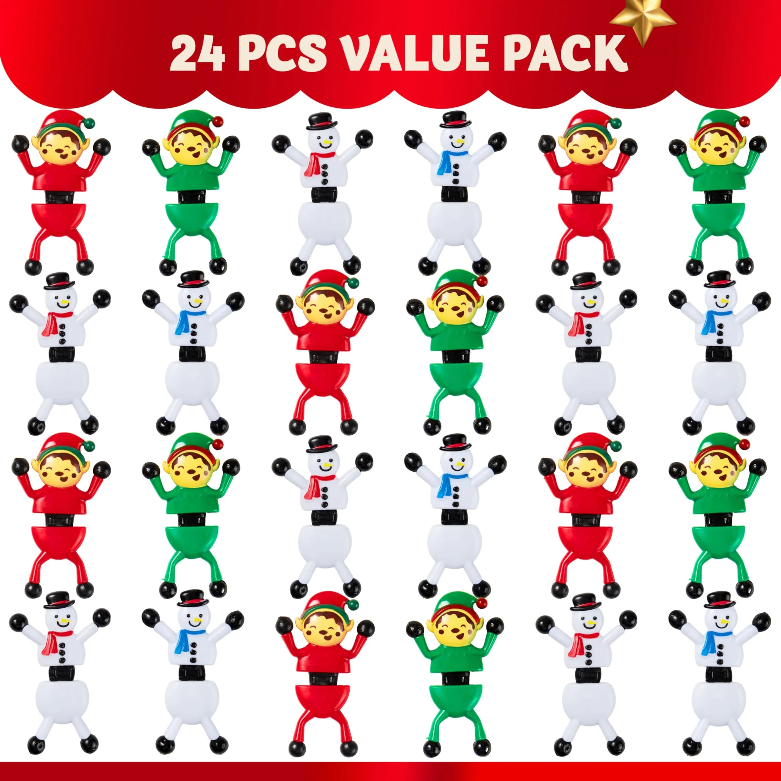 24 PCS Christmas Climbing Man Stretchy Toys