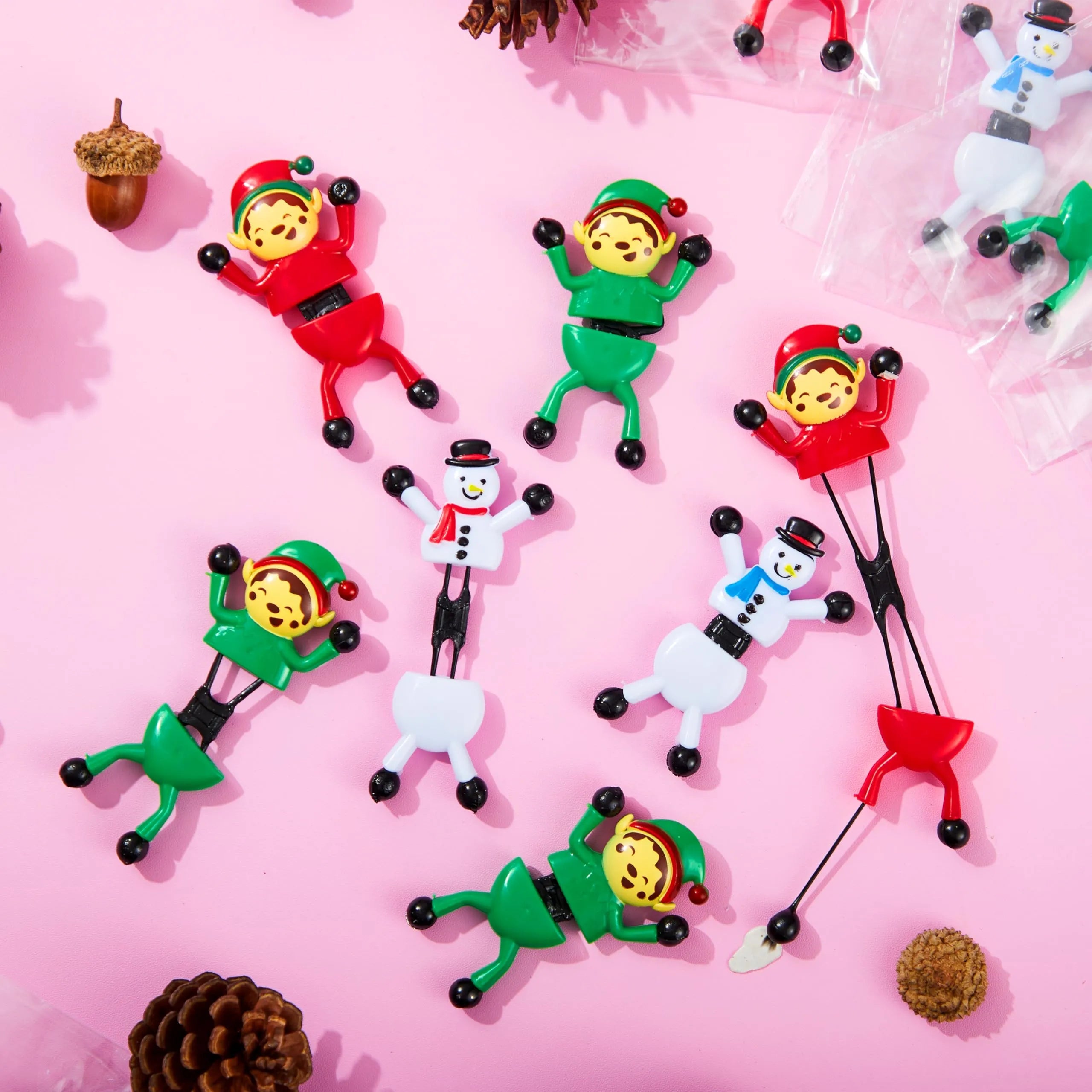 24 PCS Christmas Climbing Man Stretchy Toys