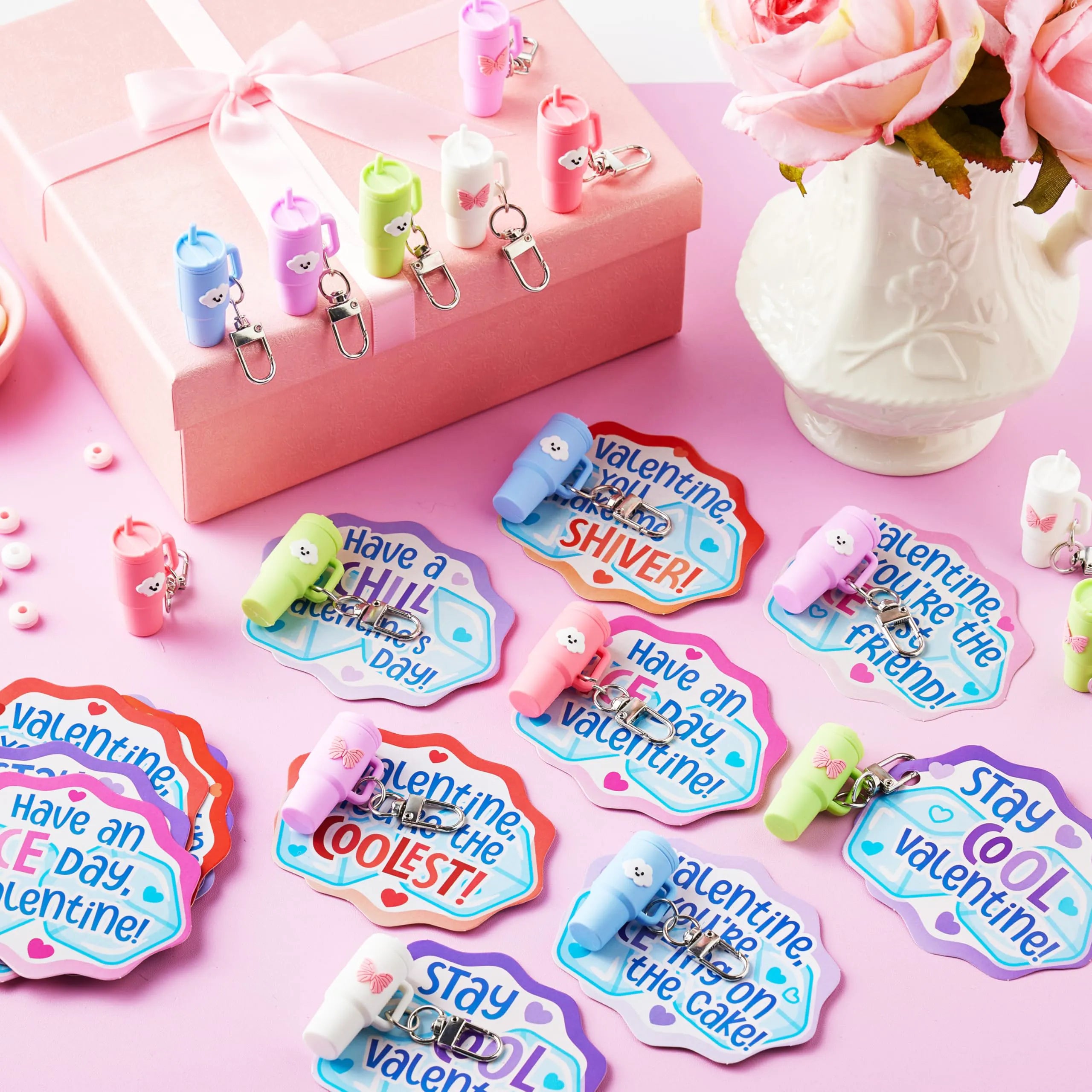 24PCS Valentines Day Candy Bracelets