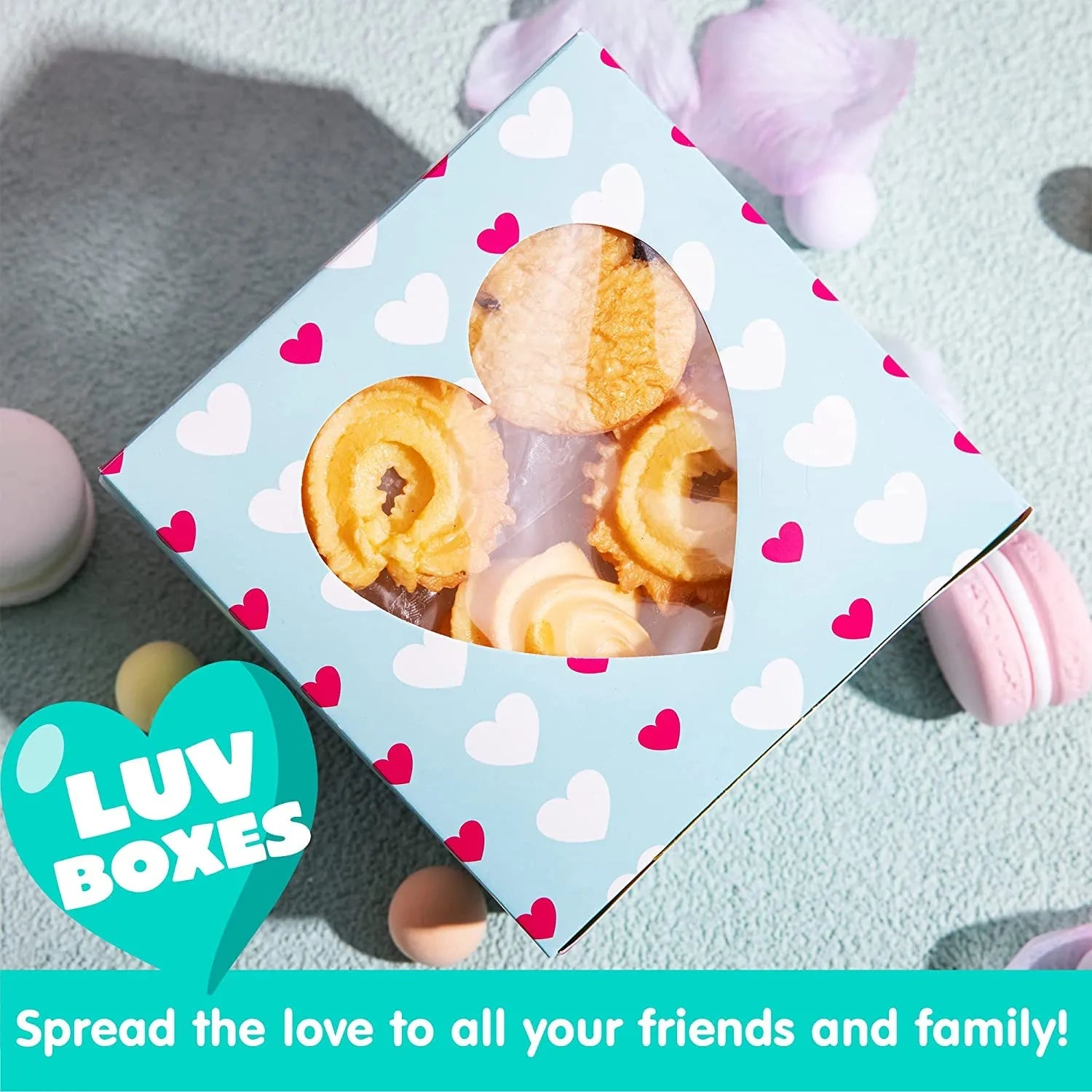 24-Piece Valentine's Day Cookie Gift Box