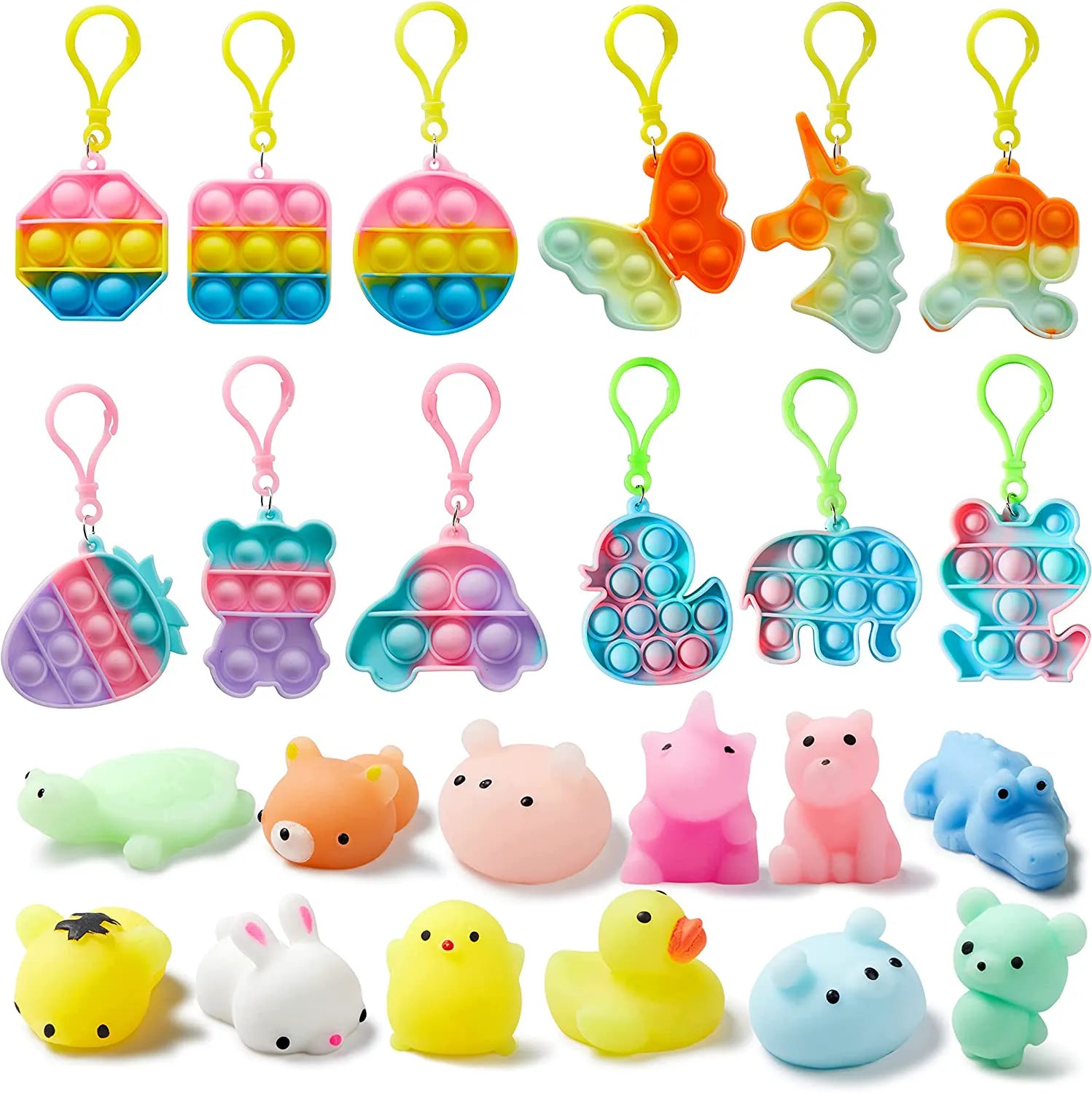 24 Assorted Prefilled Easter Eggs (2.36 in)