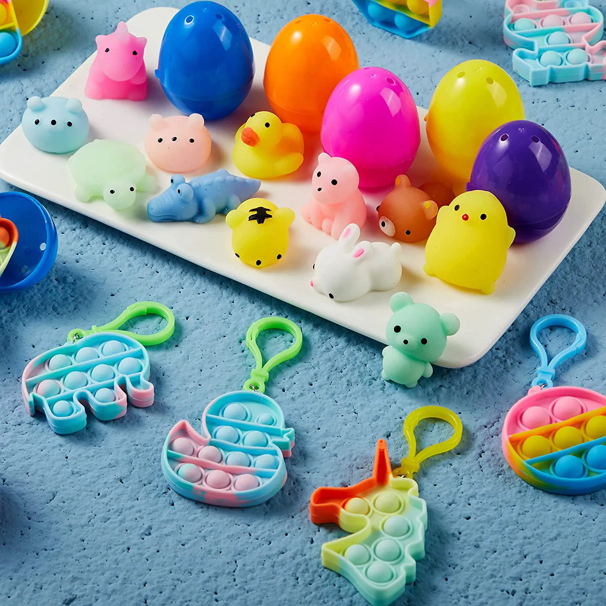 24 Assorted Prefilled Easter Eggs (2.36 in)