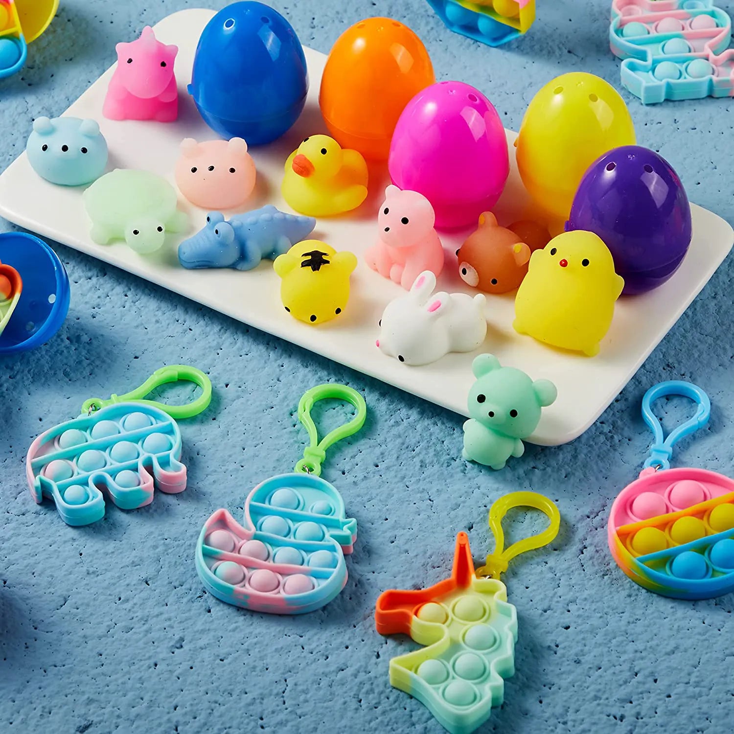 24 Assorted Prefilled Easter Eggs (2.36 in)
