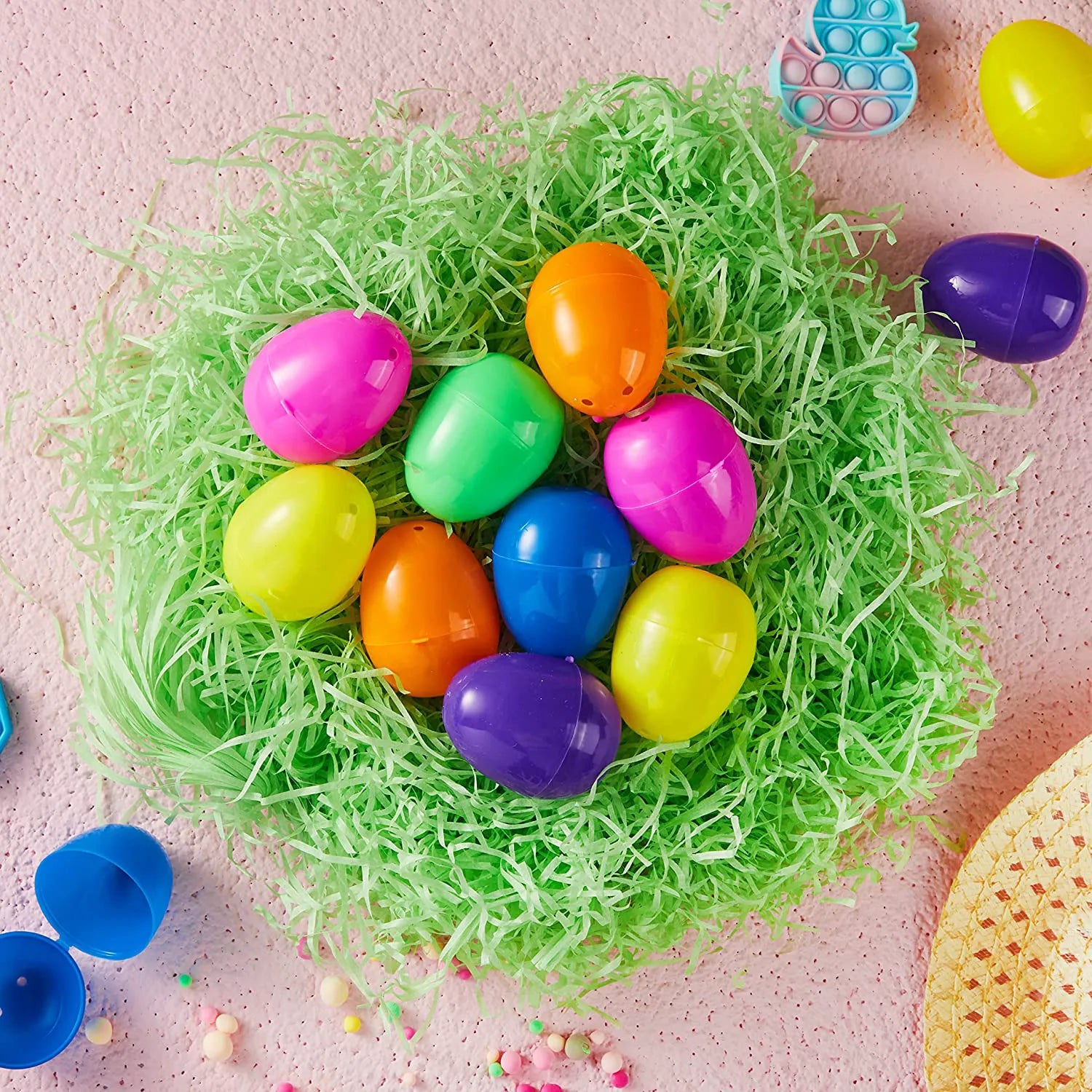 24 Assorted Prefilled Easter Eggs (2.36 in)