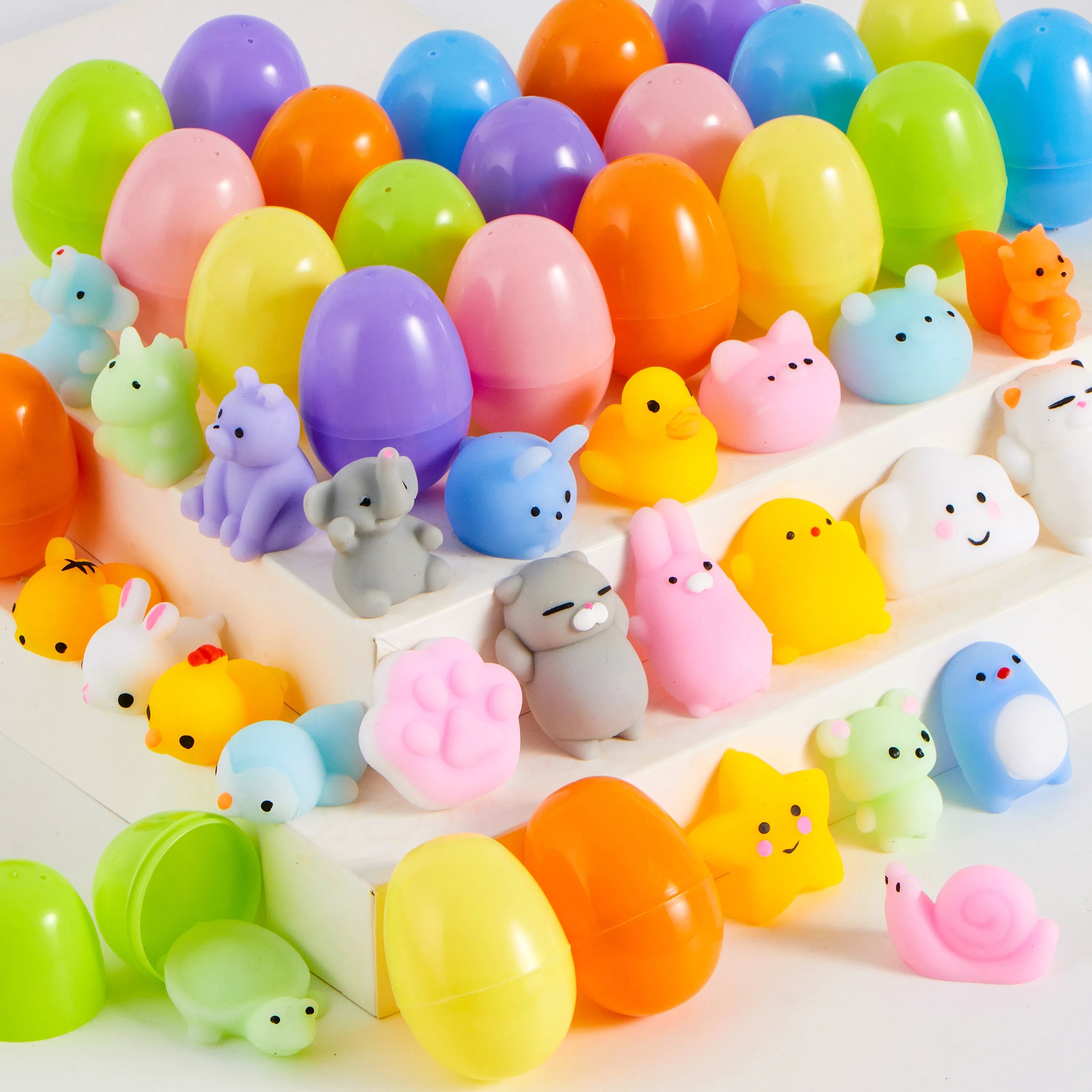 24-Pack Easter Eggs with Mochi Squishy Toys