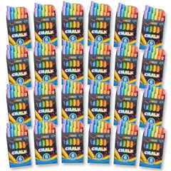 288 Count Mini Chalk Set for Kids, Non-Toxic Mini Chalks for Boys Girls 3+ (24 Boxes)