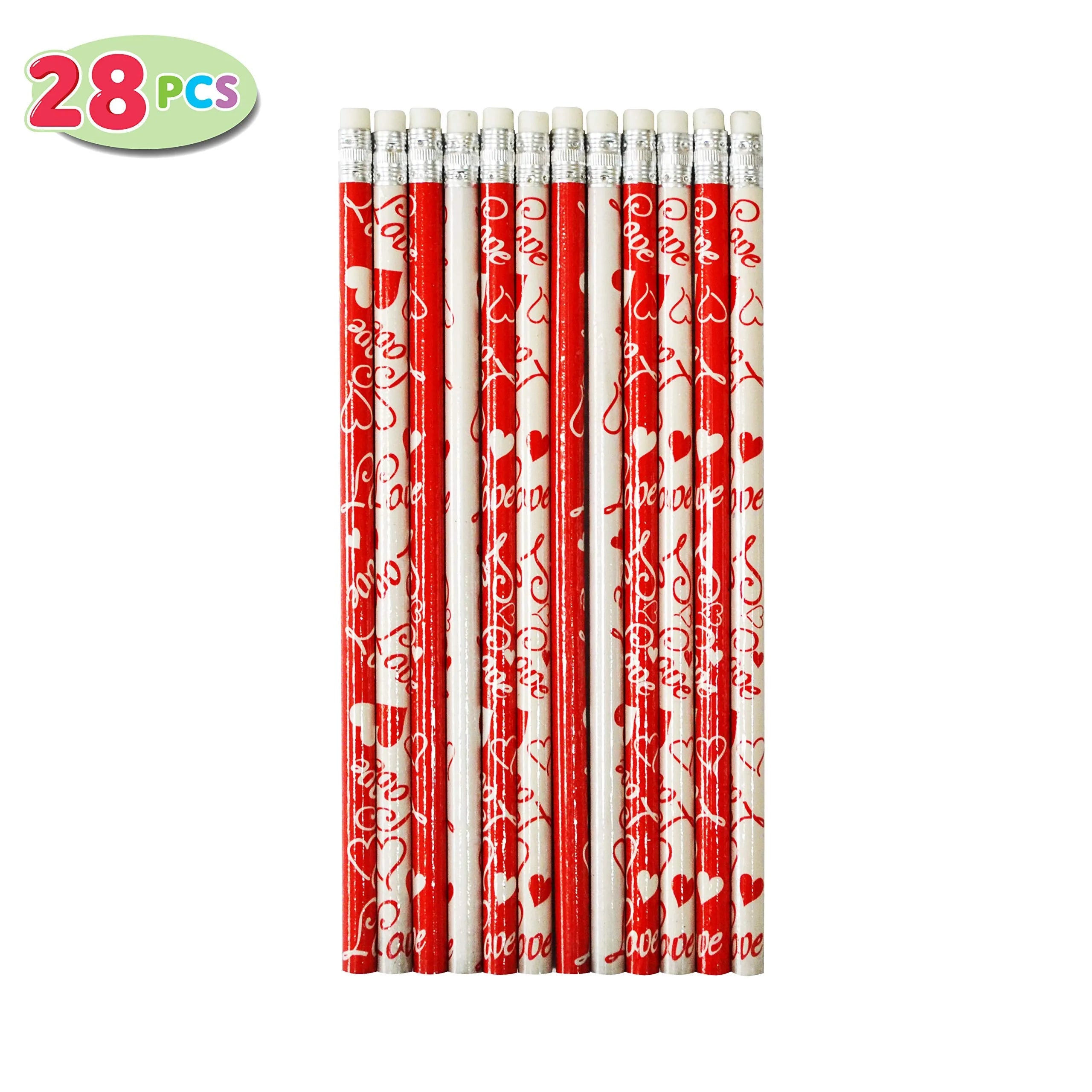 28-Piece Valentine's Day Stationery Set with Drawstring Treat Bags