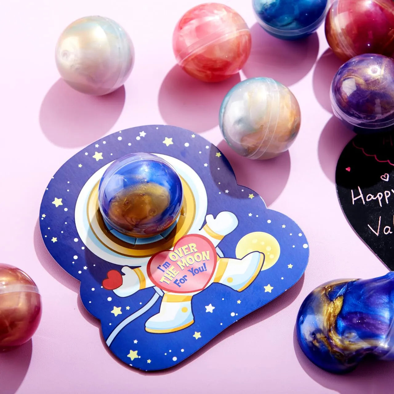 30 Cosmic Realm Valentine Slime with Kids Valentines Cards