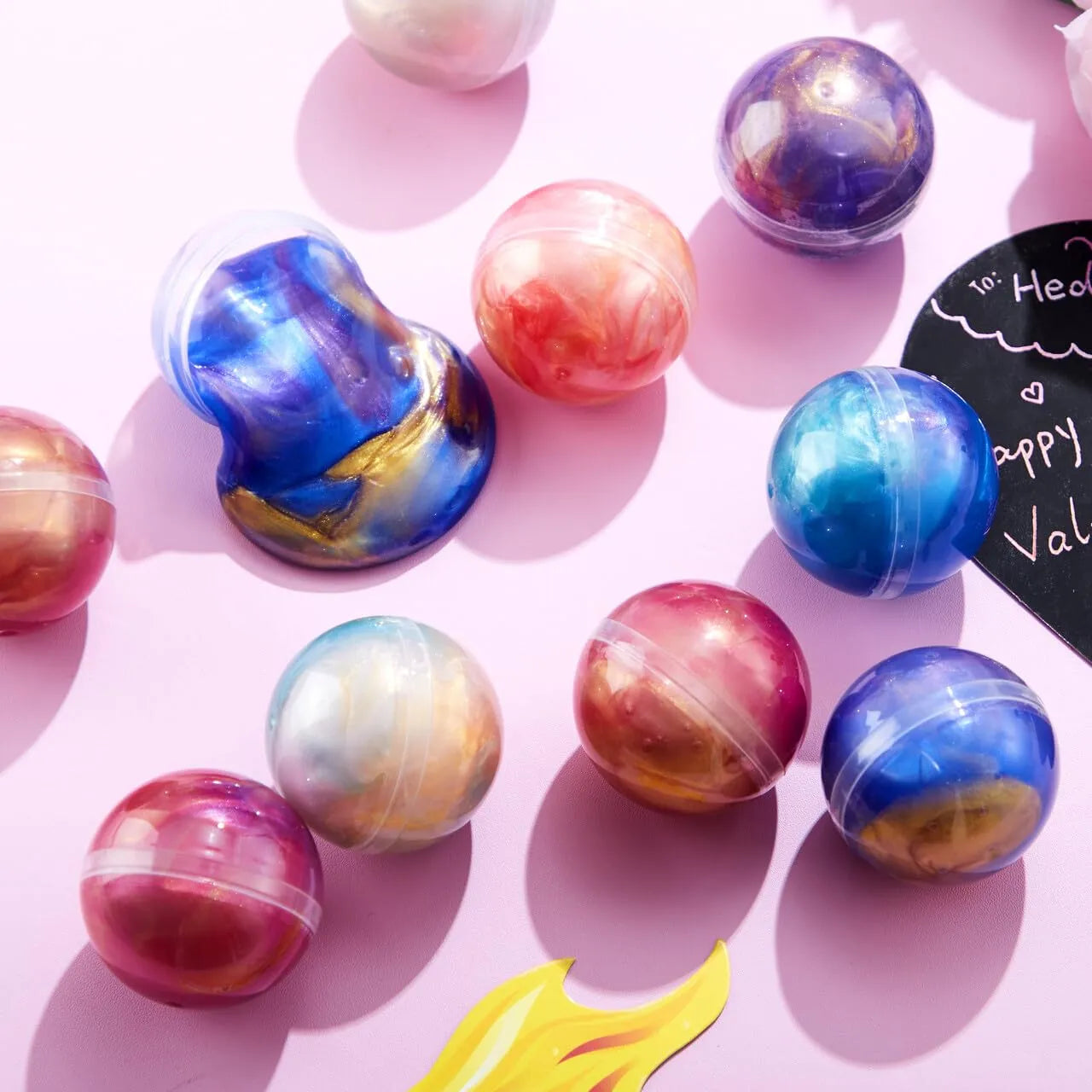 30 Cosmic Realm Valentine Slime with Kids Valentines Cards