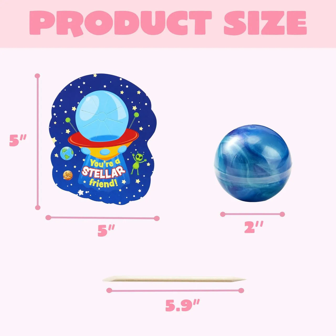 30 Cosmic Realm Valentine Slime with Kids Valentines Cards