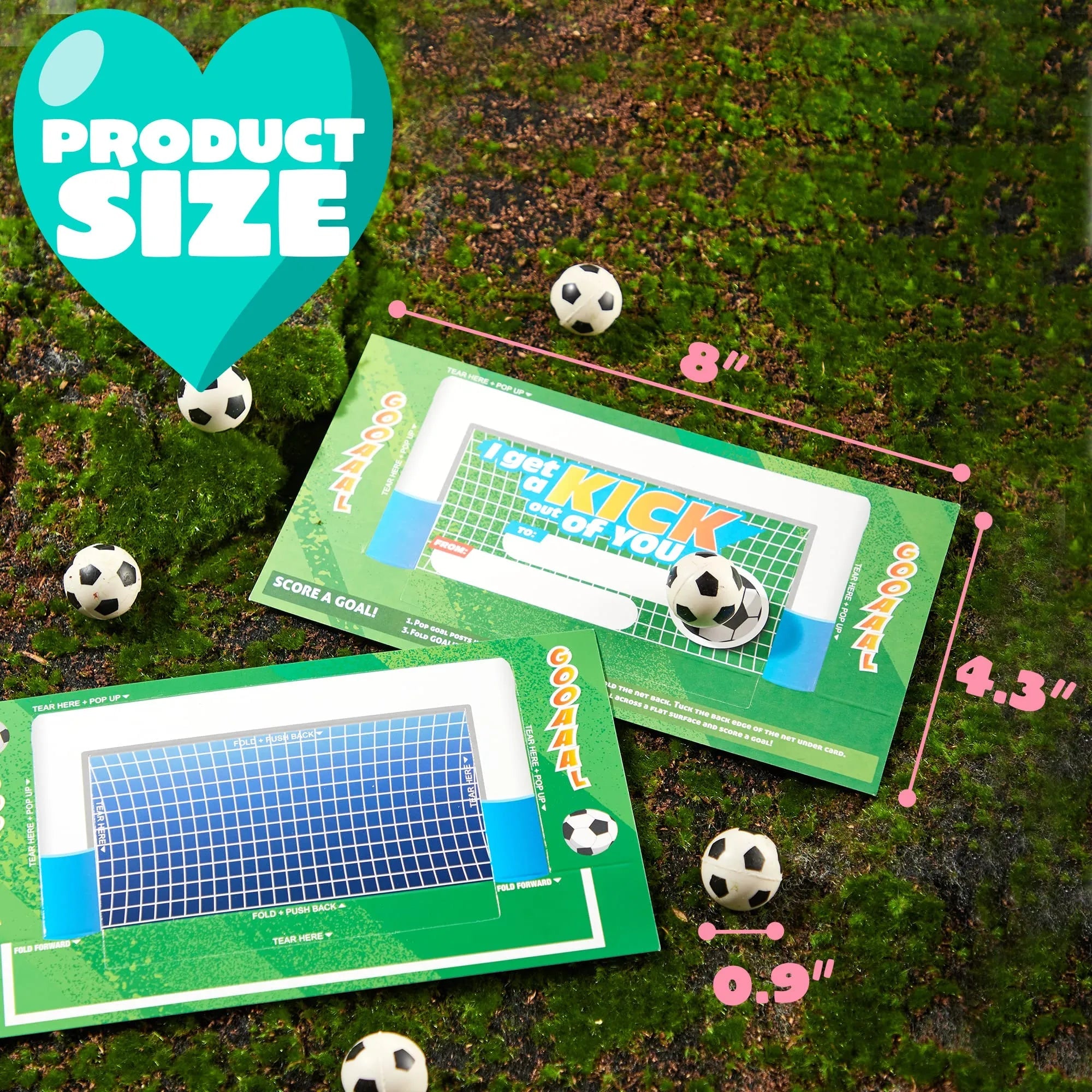28-Pack Sports Balls with Kids Valentine's Cards