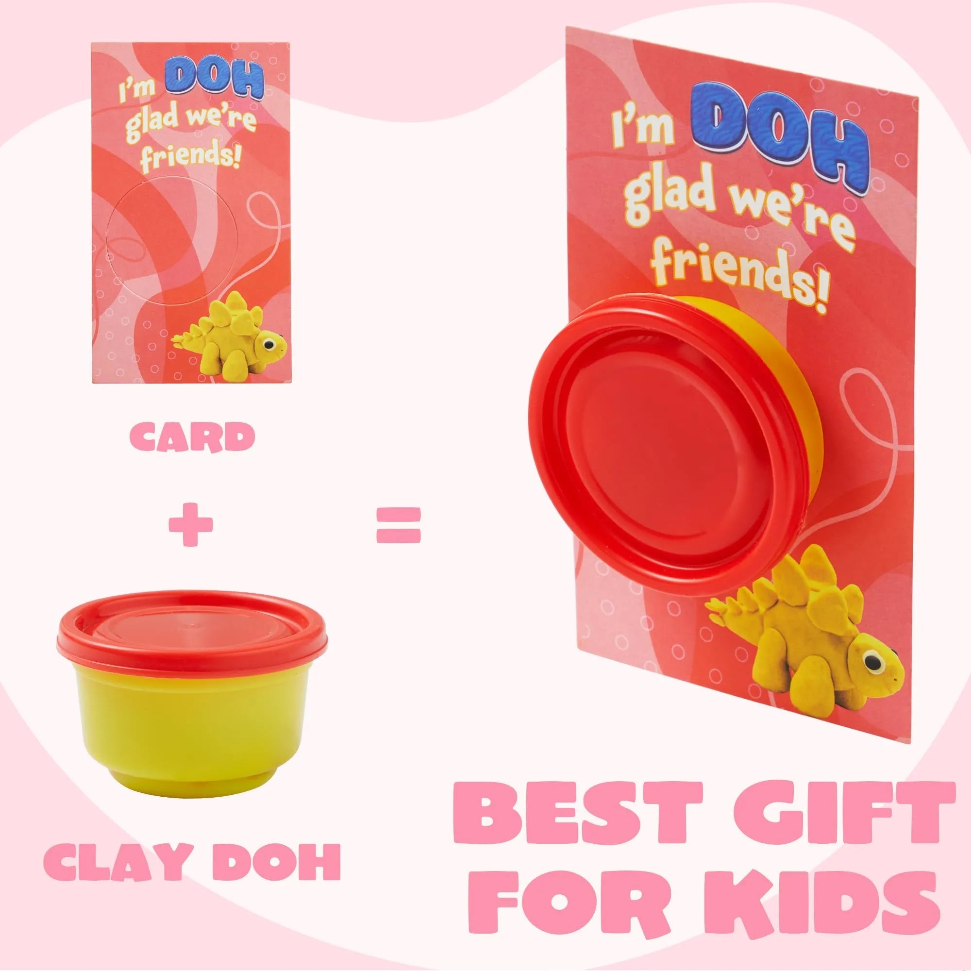 28Pcs Kids Valentines Cards with Classroom Exchange Gifts