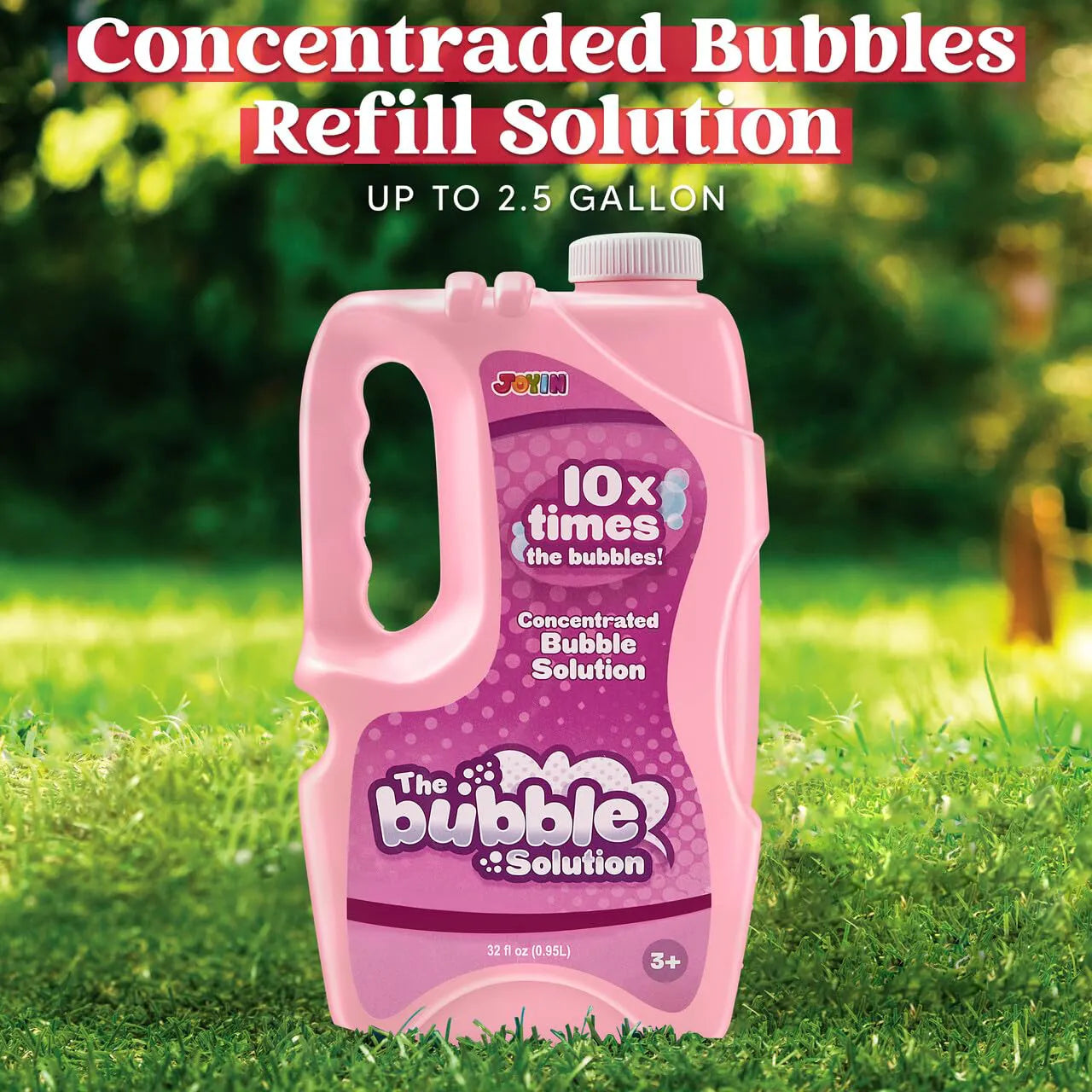 32 oz Bubble Solution Refills (Makes Up to 2.5 Gallons) - Big Bubble Solution