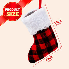 24 PCS 5 Inch Mini Christmas Stockings