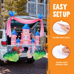 Castle-Themed Halloween Trunk or Treat Car Decoration Kit