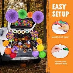 Halloween Lollipop Candy Car Decor Stickers for Trunk or Treat